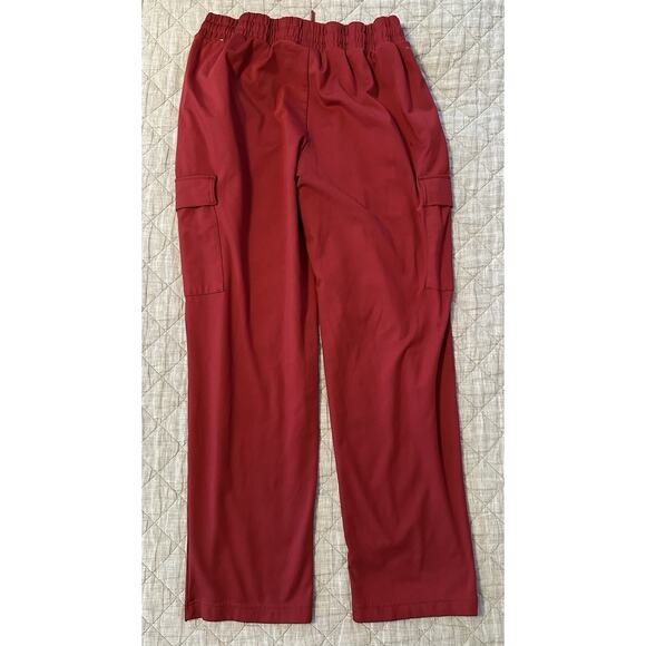 Mondetta Performance Luxury Cargo Jogger Pants Red Women’s Large Elastic Waist - Picture 6 of 9